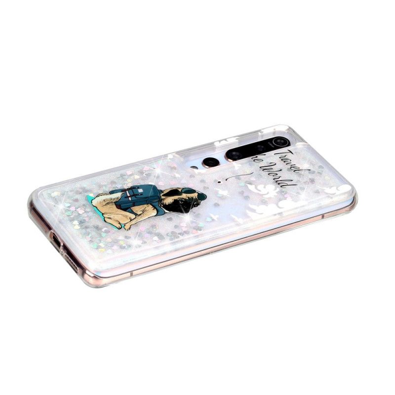 Hoesje voor Xiaomi Mi 10 / 10 Pro Glitter Hondje