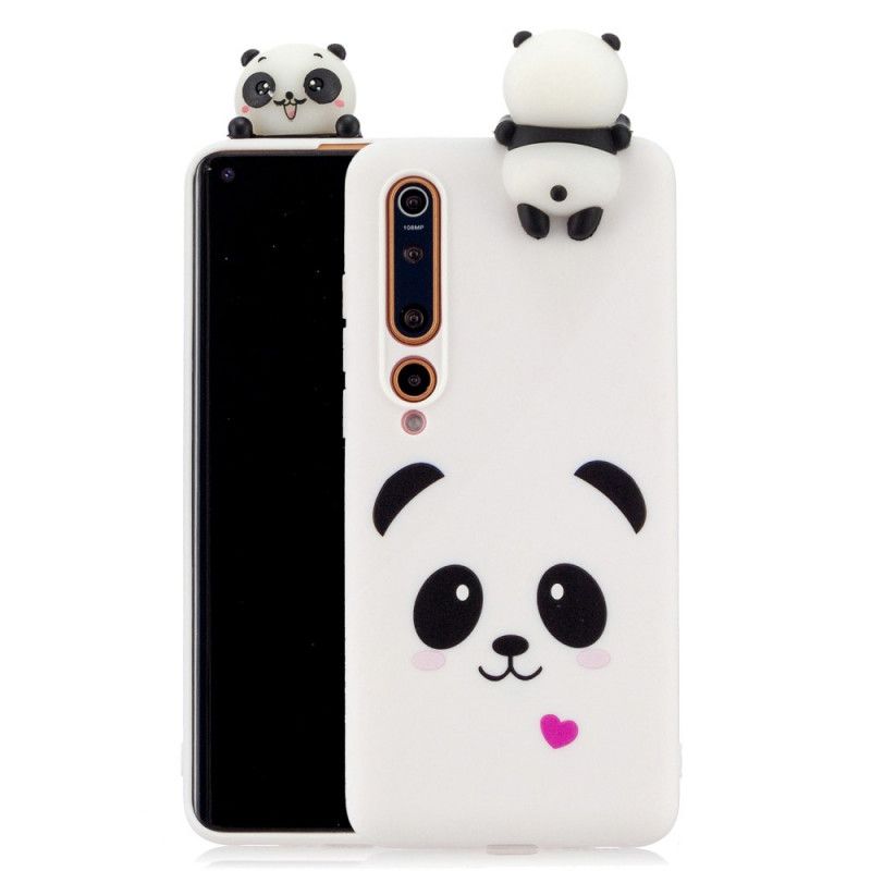Hoesje voor Xiaomi Mi 10 / 10 Pro Liefde Panda 3D