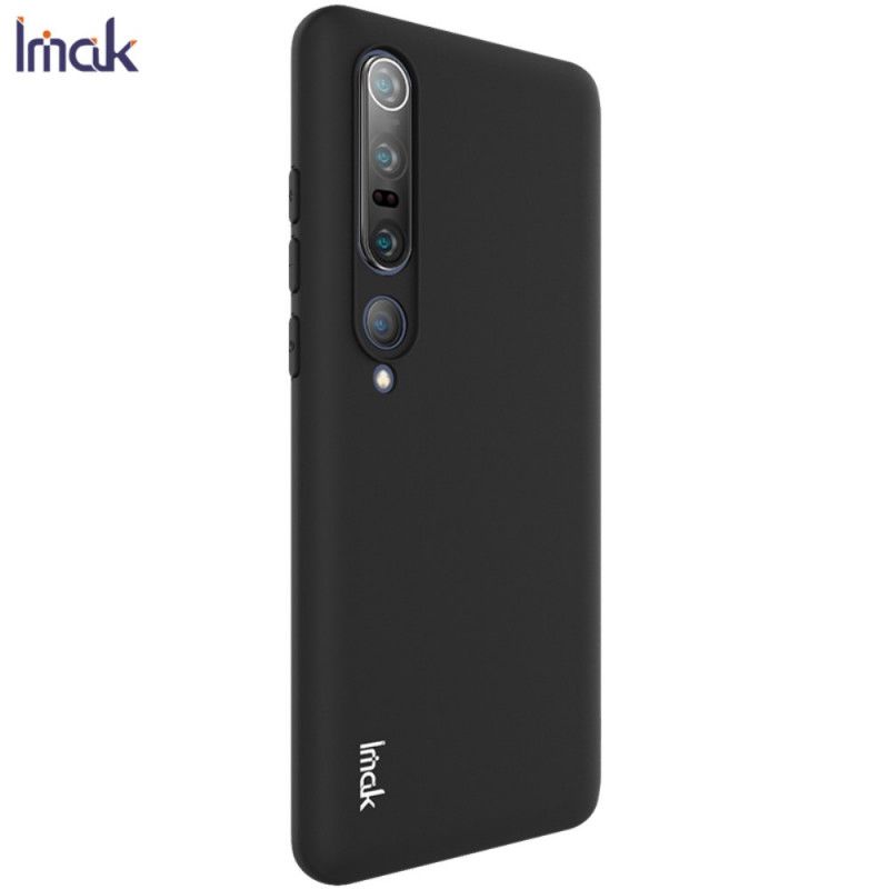 Hoesje Xiaomi Mi 10 / 10 Pro Groen Zwart Pro Uc-1 Serie Siliconen Mat Imak