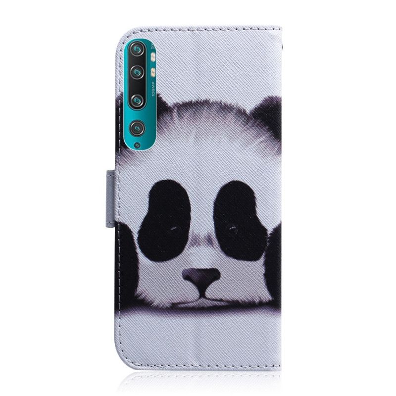 Leren Hoesje voor Xiaomi Mi 10 / 10 Pro Pandagezicht