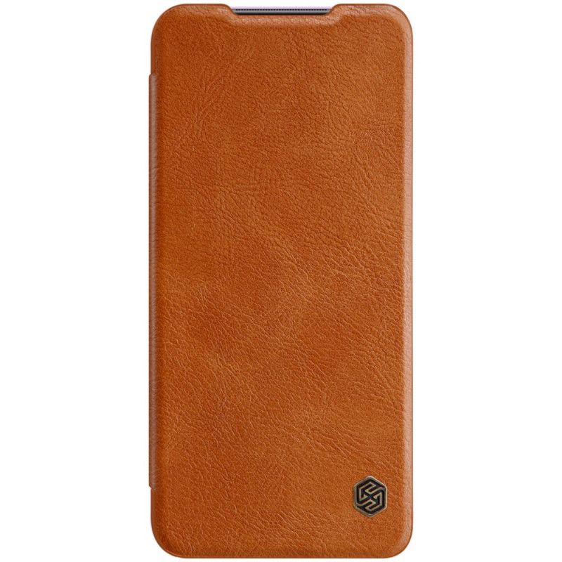 Folio-hoesje voor Xiaomi Redmi 10X / 10X Pro Rood Zwart Nillkin Qin-Reeks