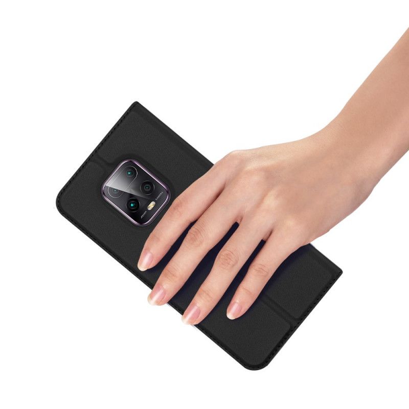 Folio-hoesje Xiaomi Redmi 10X / 10X Pro Goud Zwart Pro Dux Ducis Huid