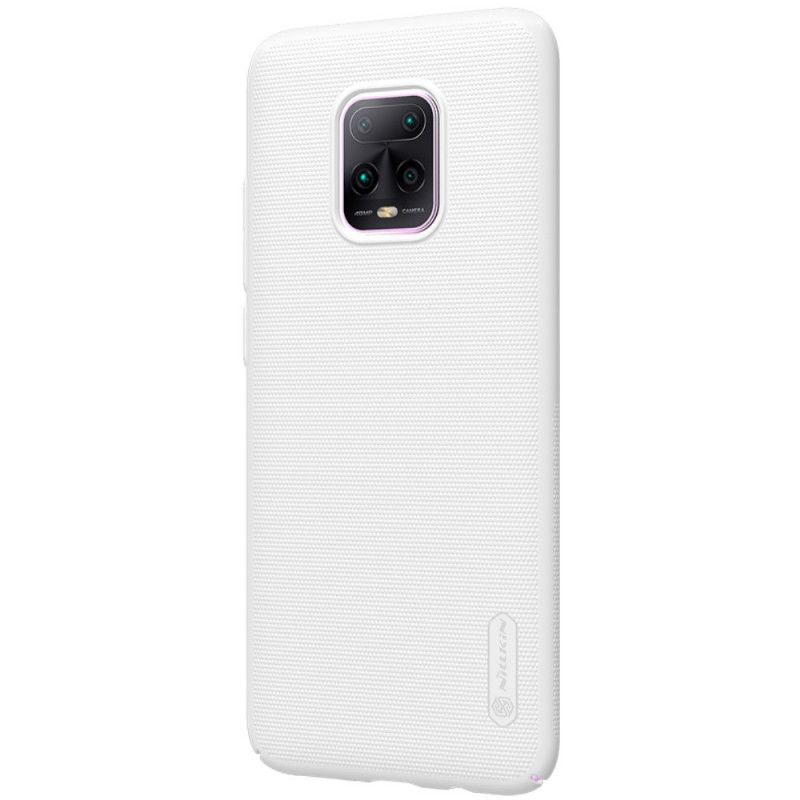Hoesje voor Xiaomi Redmi 10X / 10X Pro Wit Zwart Stijve Frosted Nillkin