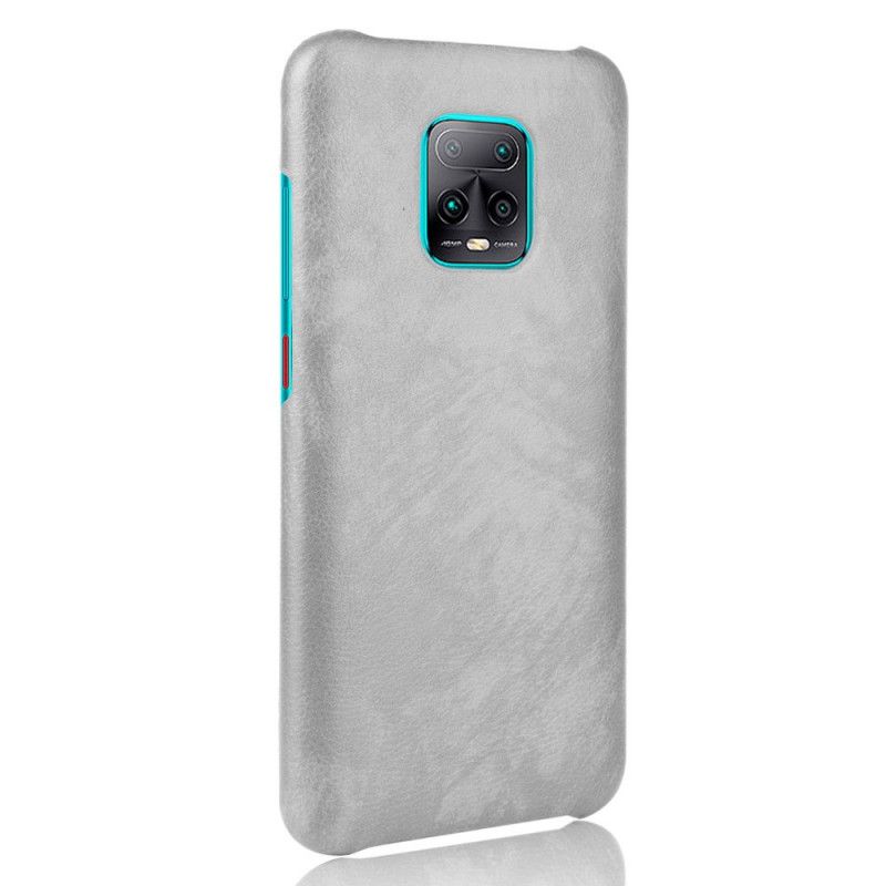 Hoesje Xiaomi Redmi 10X / 10X Pro Grijs Zwart Performance Leereffect