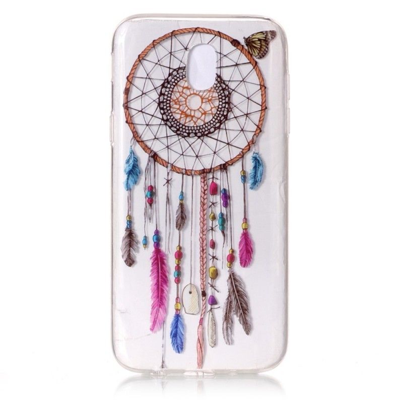 Case Hoesje Samsung Galaxy J3 2017 Telefoonhoesje Transparante Kleurrijke Dromenvanger