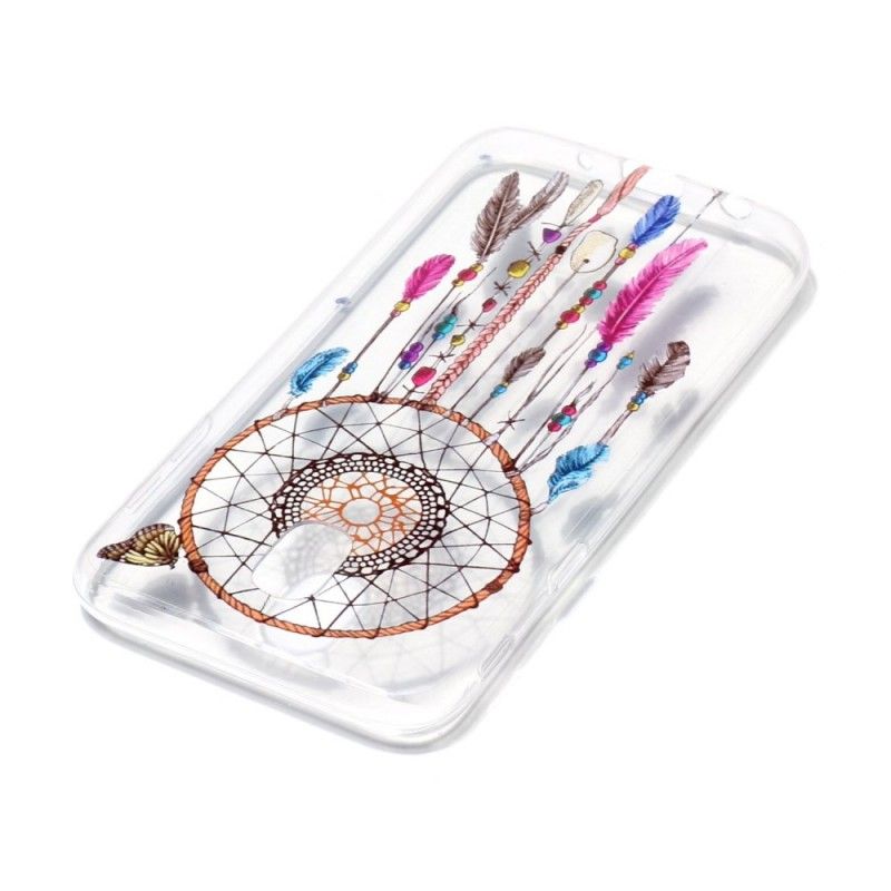 Case Hoesje Samsung Galaxy J3 2017 Telefoonhoesje Transparante Kleurrijke Dromenvanger