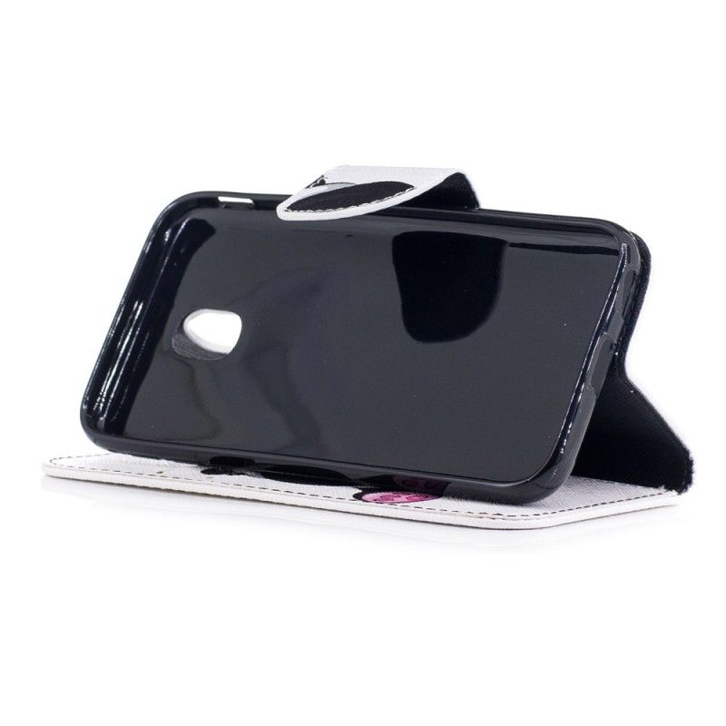 Cover Folio-hoesje Samsung Galaxy J3 2017 Telefoonhoesje Leuke Panda