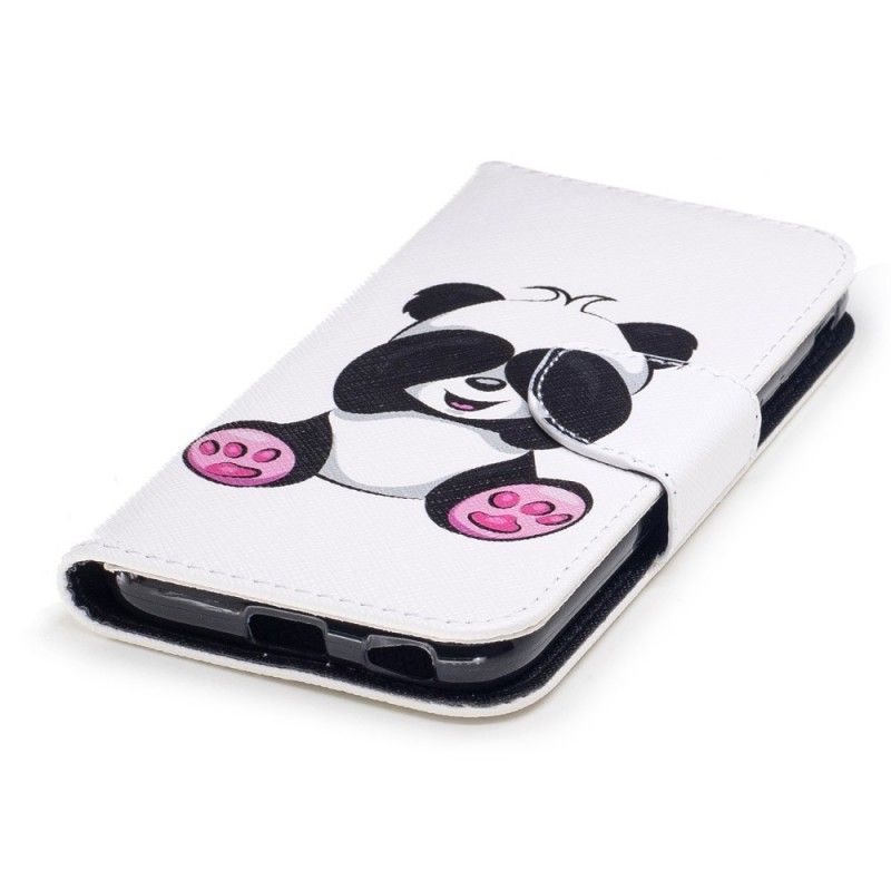 Cover Folio-hoesje Samsung Galaxy J3 2017 Telefoonhoesje Leuke Panda