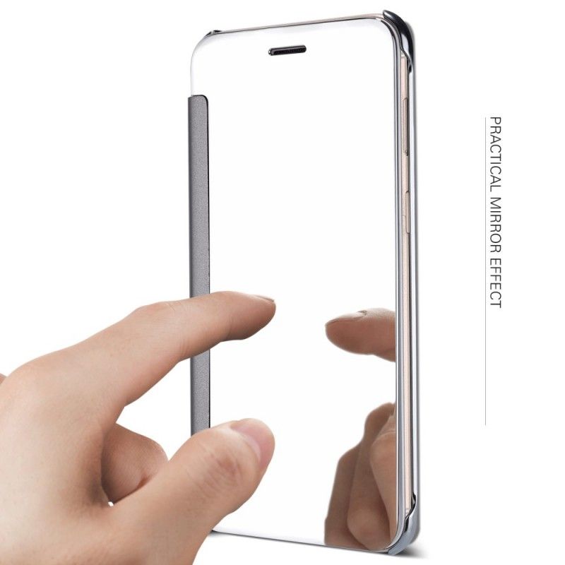 Folio-hoesje Samsung Galaxy J3 2017 Goud Paars Spiegel
