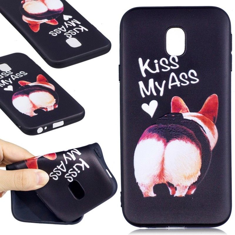 Hoesje Samsung Galaxy J3 2017 Reliëf Kiss My Ass