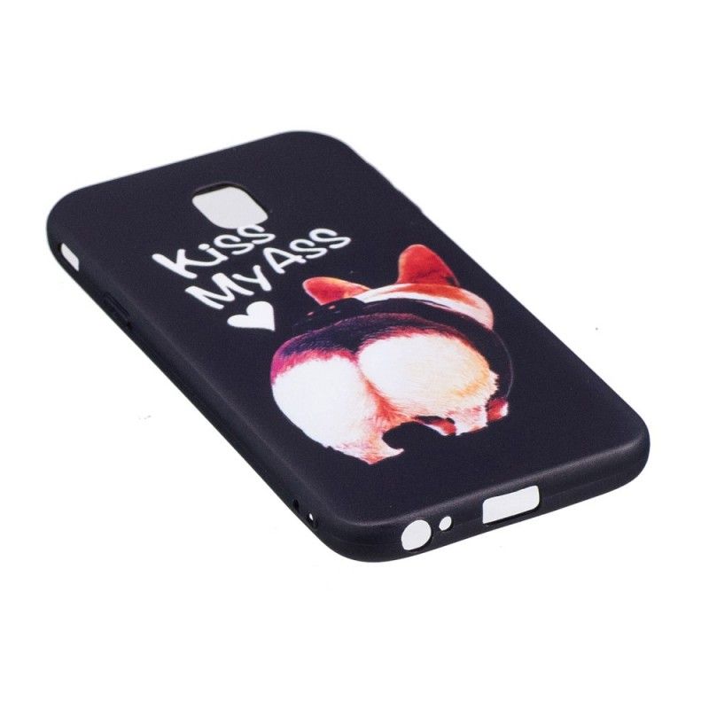 Hoesje Samsung Galaxy J3 2017 Reliëf Kiss My Ass