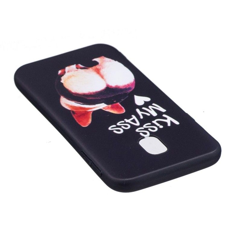 Hoesje Samsung Galaxy J3 2017 Reliëf Kiss My Ass