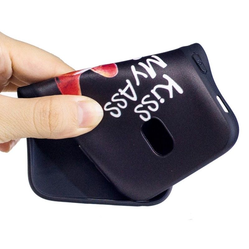 Hoesje Samsung Galaxy J3 2017 Reliëf Kiss My Ass