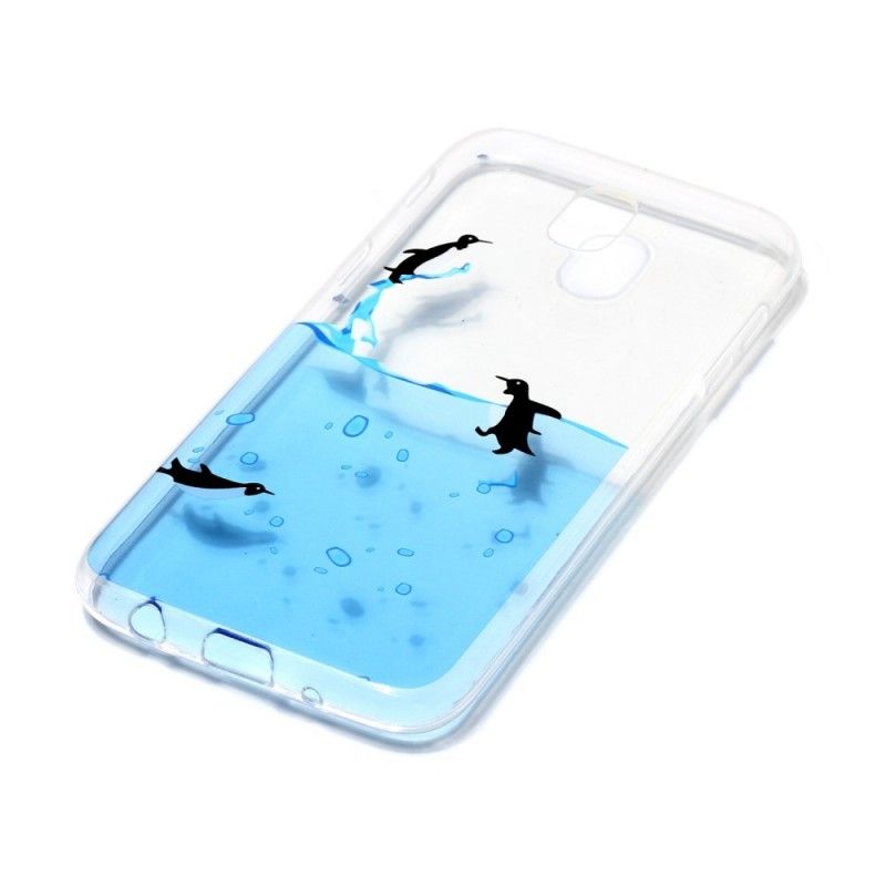 Hoesje Samsung Galaxy J3 2017 Spel Met Pinguïns