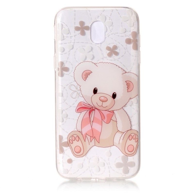 Hoesje Samsung Galaxy J3 2017 Telefoonhoesje Schattige Teddybeer