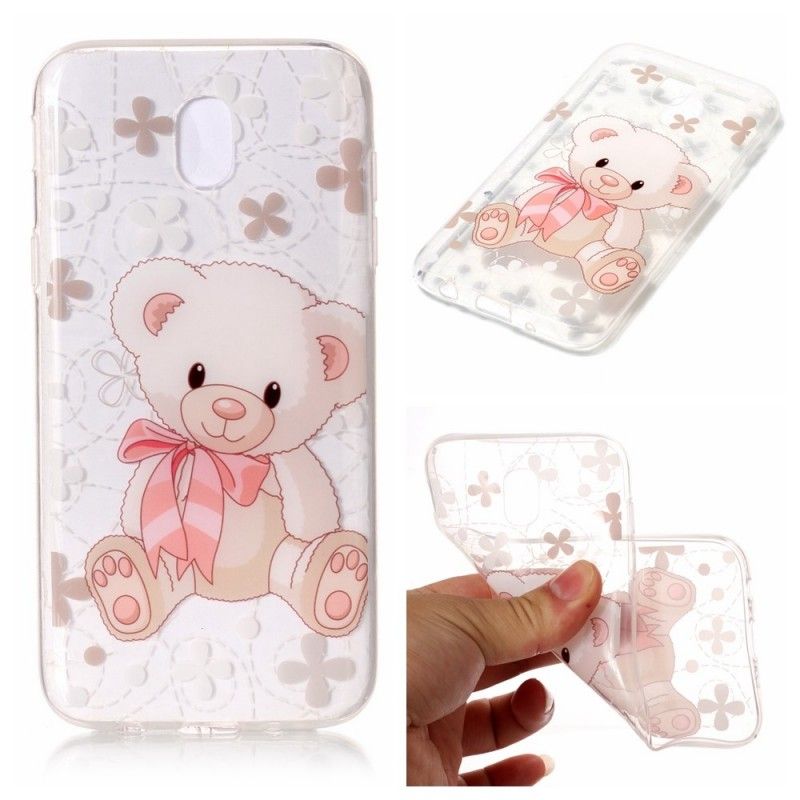 Hoesje Samsung Galaxy J3 2017 Telefoonhoesje Schattige Teddybeer