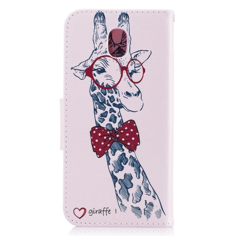 Leren Hoesje Samsung Galaxy J3 2017 Nerdgiraf