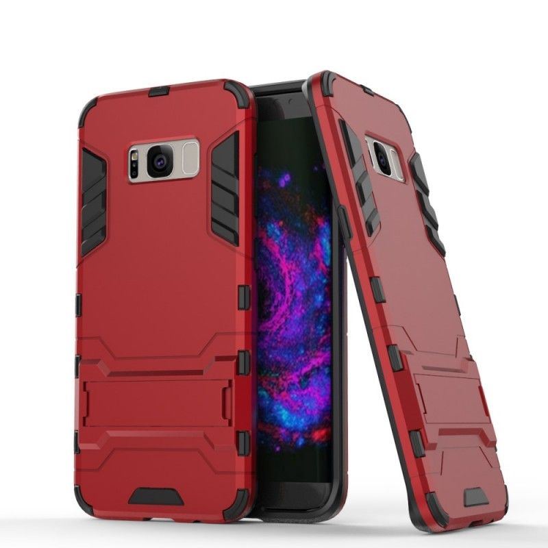 Cover Hoesje Samsung Galaxy S8 Plus Donkerblauw Rood Telefoonhoesje Ultrabestendig