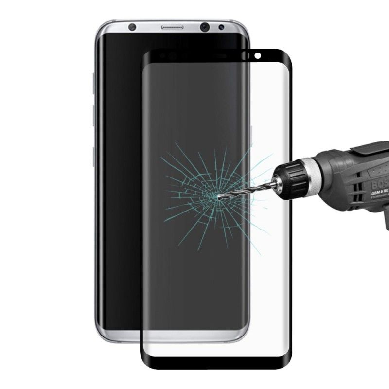 Gehard Glas Bescherming Samsung Galaxy S8 Plus Zwart