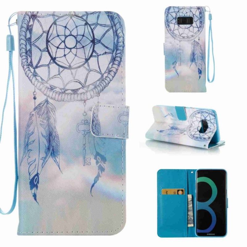 Leren Hoesje voor Samsung Galaxy S8 Plus Aquarel Dromenvanger