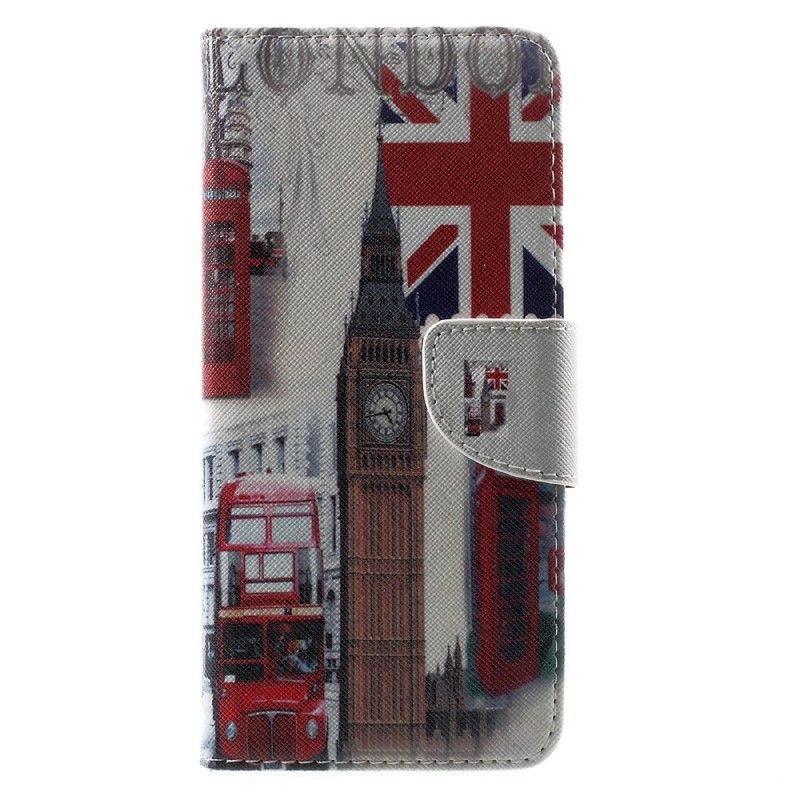 Leren Hoesje voor Samsung Galaxy S8 Plus Leven In Londen