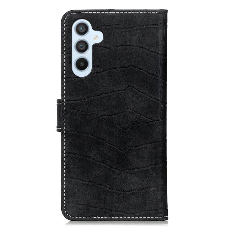Leren Hoesje Samsung Galaxy S24 5g Krokodillenleereffect Bescherming Hoesje