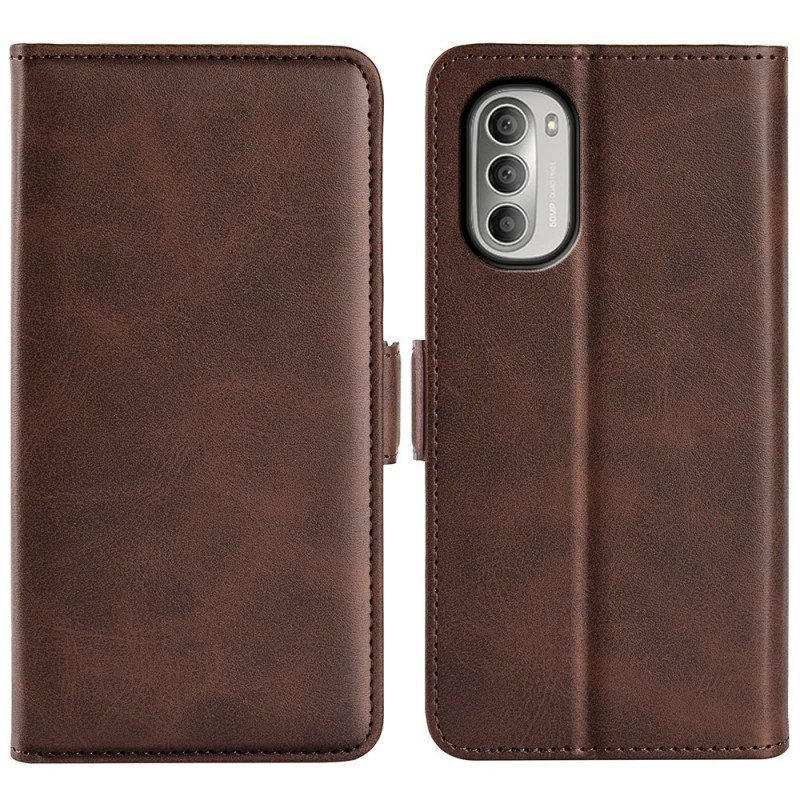 Folio-hoesje voor Moto G51 5G Flip Case Dubbele Klep