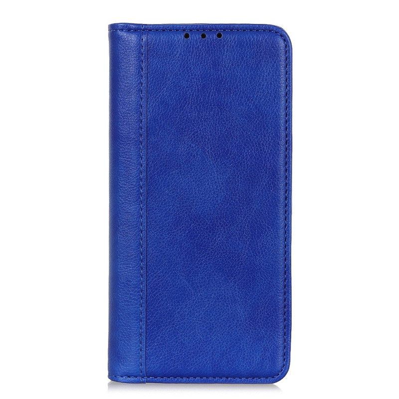 Bescherming Hoesje voor Xiaomi Redmi Note 12 Pro Folio-hoesje Lychee Splitleer