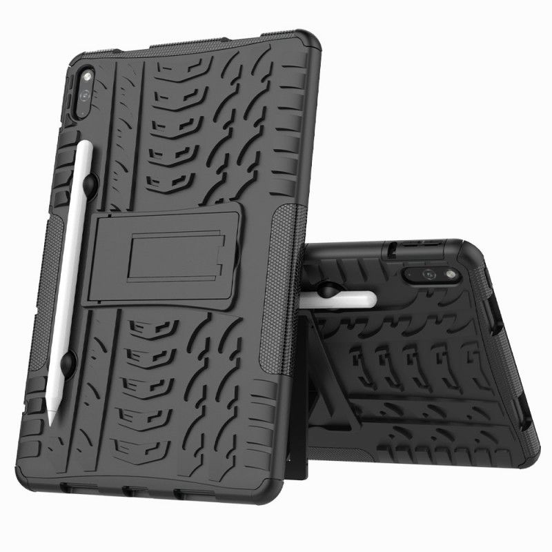 Case Hoesje Huawei MatePad Wit Zwart Telefoonhoesje Ultrabestendige Premium