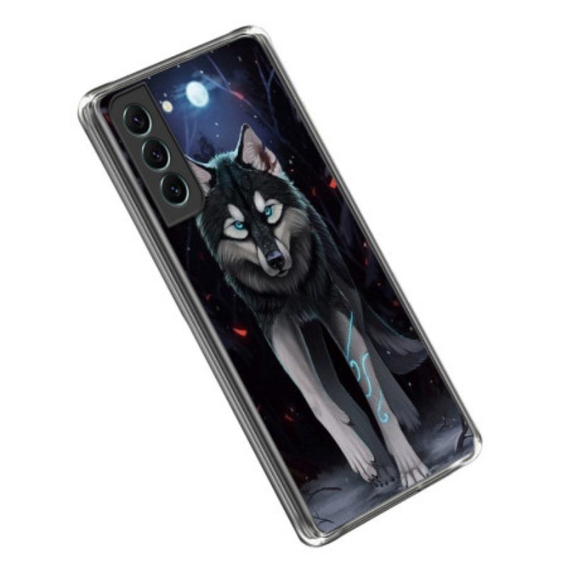 Telefoonhoesje voor Samsung Galaxy S23 5G Grafische Wolf