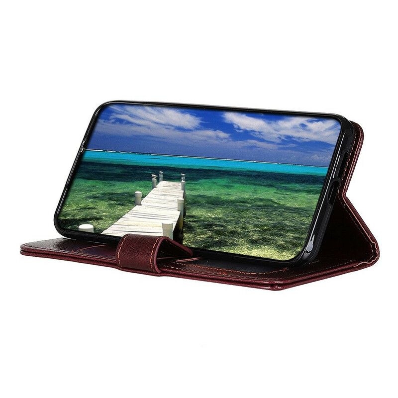 Flip Case Leren Oppo A16 / A16s Glaciale Finesse