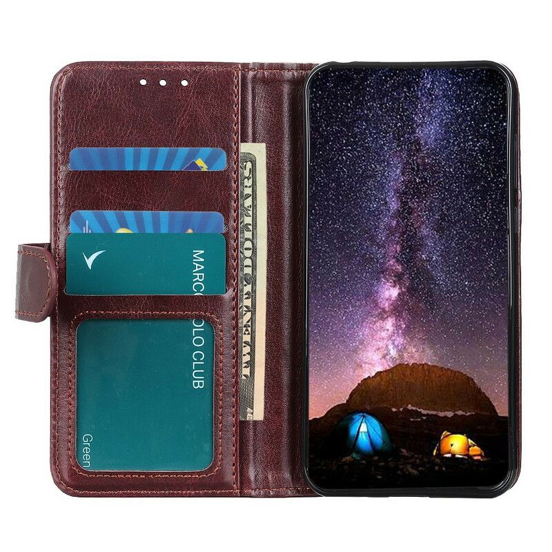 Flip Case Leren Oppo A16 / A16s Glaciale Finesse