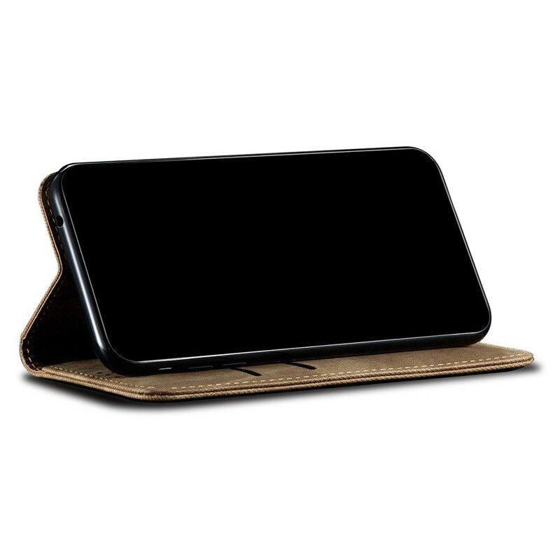 Folio-hoesje Oppo A16 / A16s Denim Stof