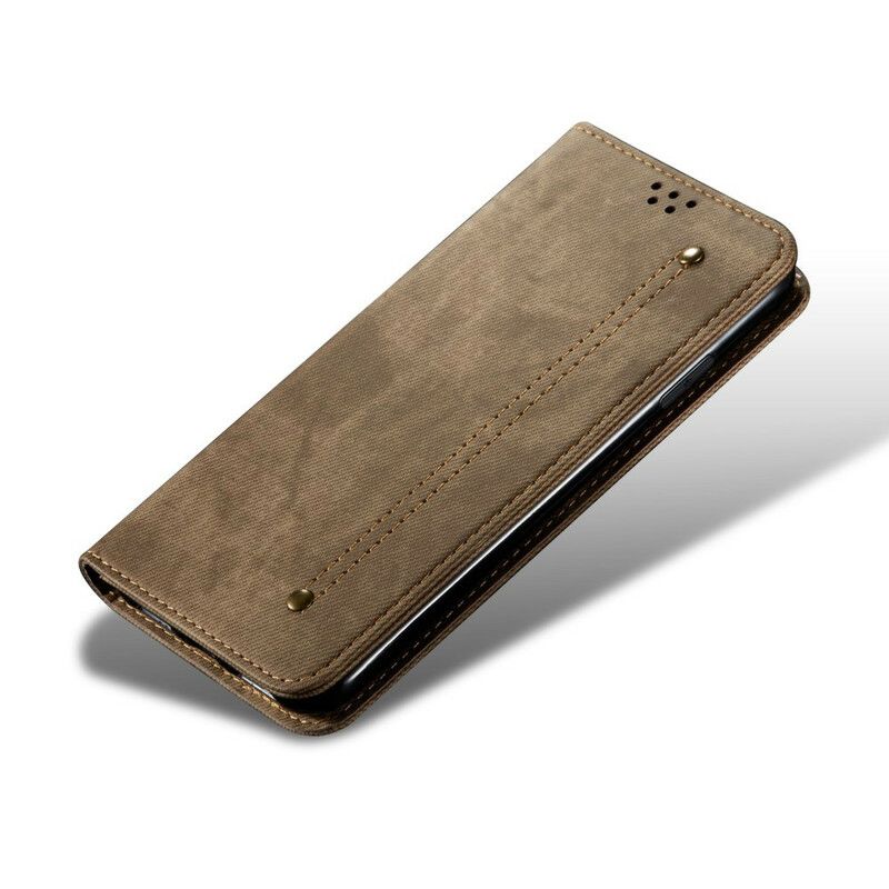 Folio-hoesje Oppo A16 / A16s Denim Stof