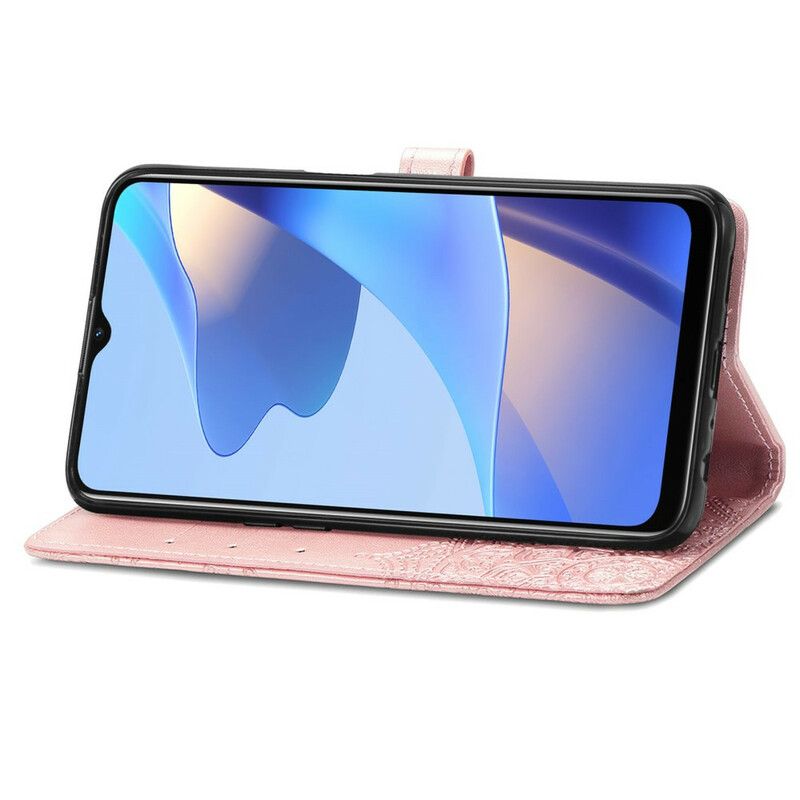 Folio-hoesje Oppo A16 / A16s Telefoonhoesje Mandala Middeleeuwen