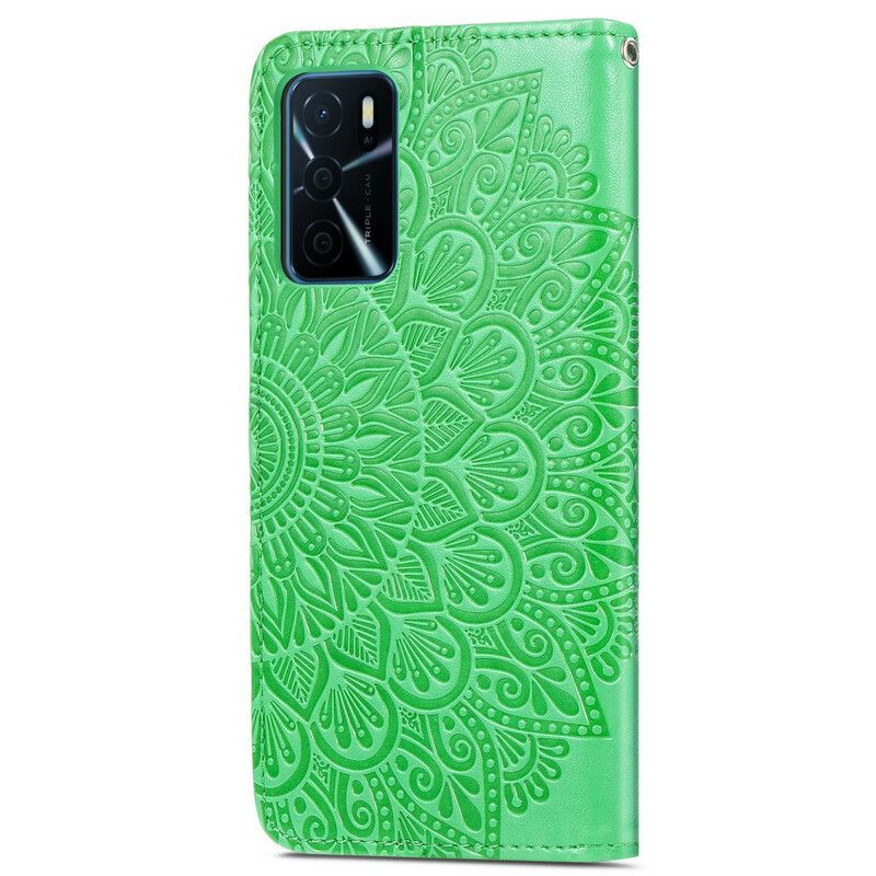 Folio-hoesje Oppo A16 / A16s Telefoonhoesje Stammenbladeren