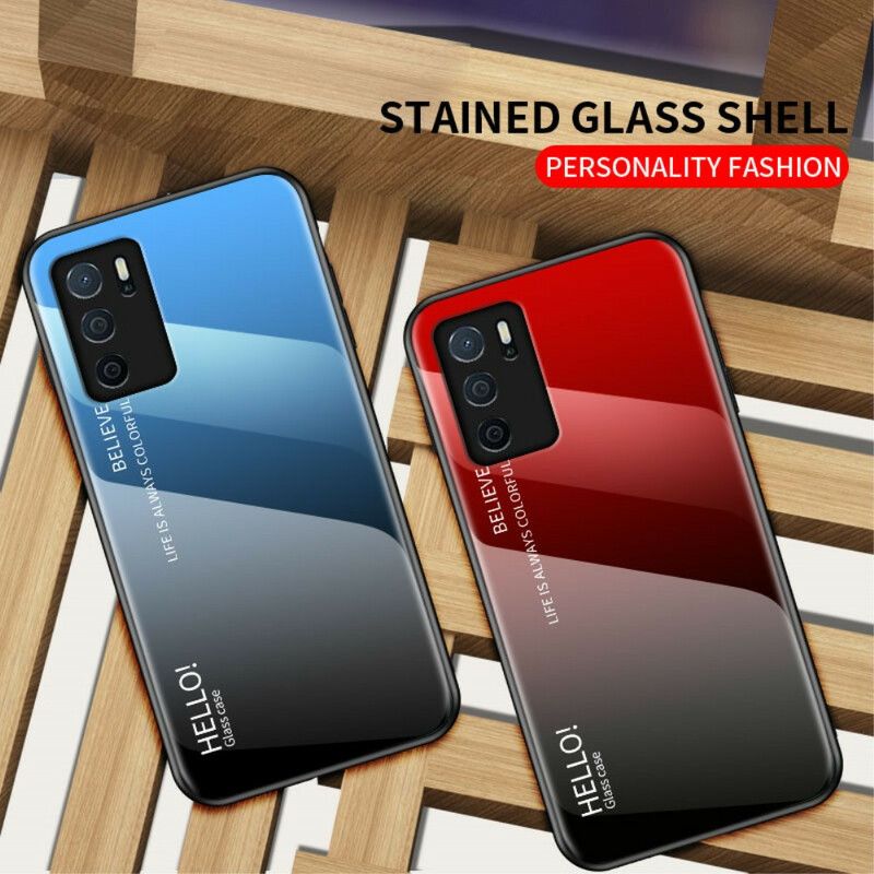 Hoesje Oppo A16 / A16s Gehard Glas Hallo