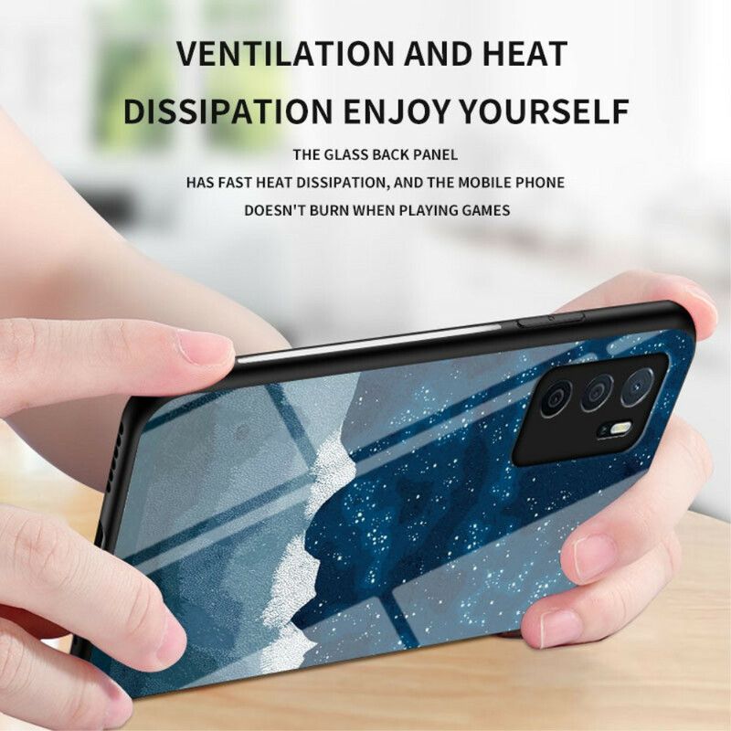 Hoesje Voor Oppo A16 / A16s Schoonheid Gehard Glas