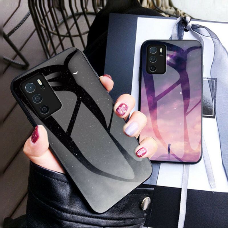 Hoesje Voor Oppo A16 / A16s Schoonheid Gehard Glas