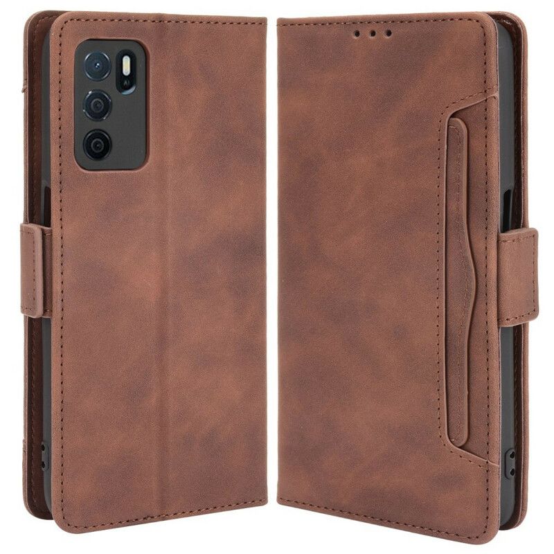 Leren Hoesje Oppo A16 / A16s Eersteklas Multi-kaart