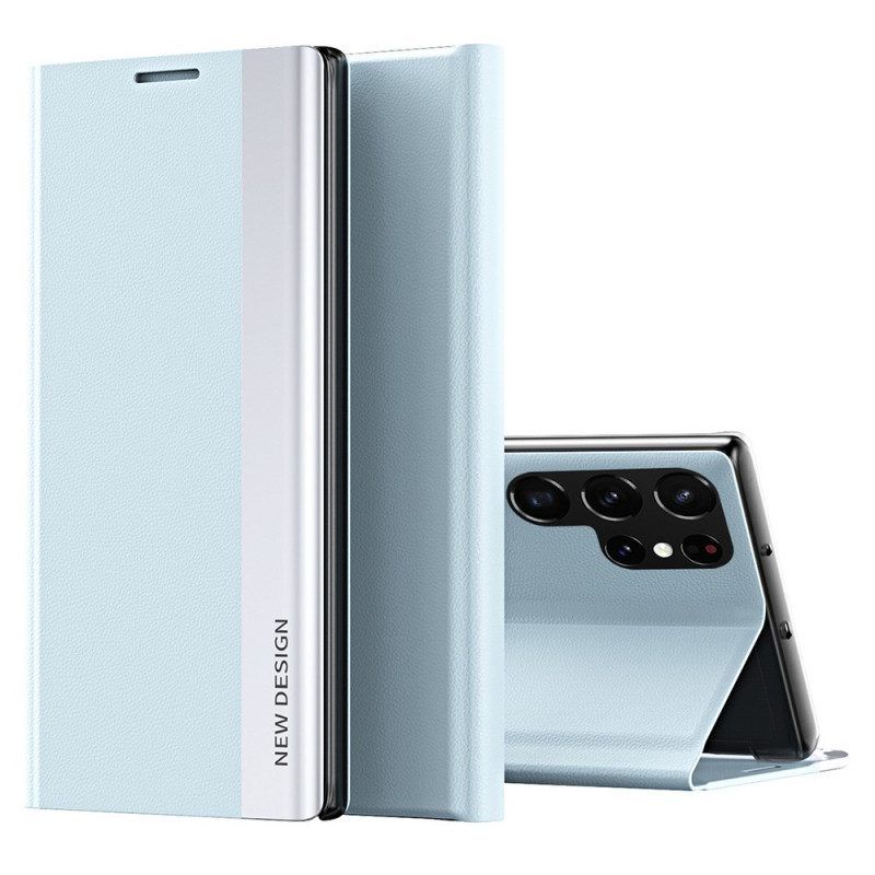 Bescherming Hoesje voor Samsung Galaxy S23 Ultra 5G Folio-hoesje Nieuw Ontwerp