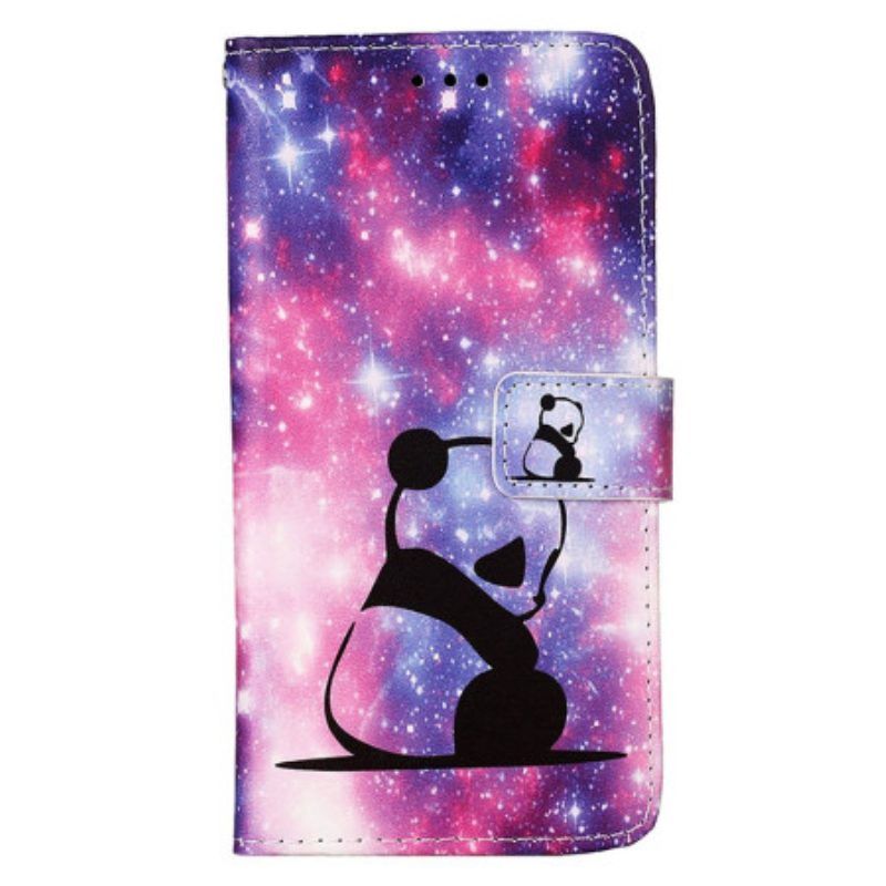 Folio-hoesje voor Samsung Galaxy S23 Ultra 5G Panda Galaxy