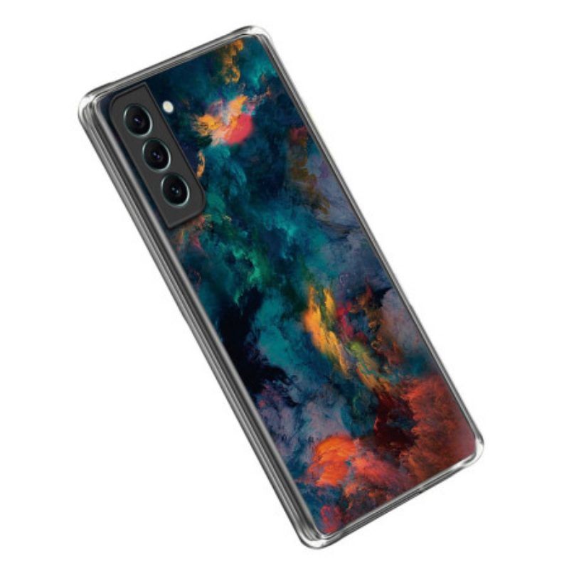 Telefoonhoesje voor Samsung Galaxy S23 Ultra 5G Kleurrijke Wolken