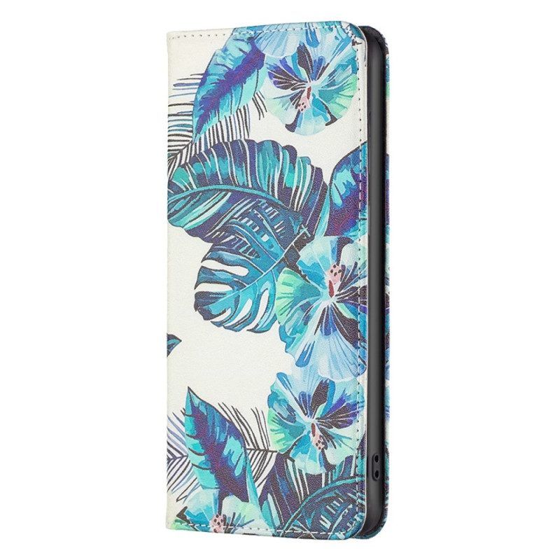 Bescherming Hoesje voor iPhone 14 Pro Max Folio-hoesje Bladeren