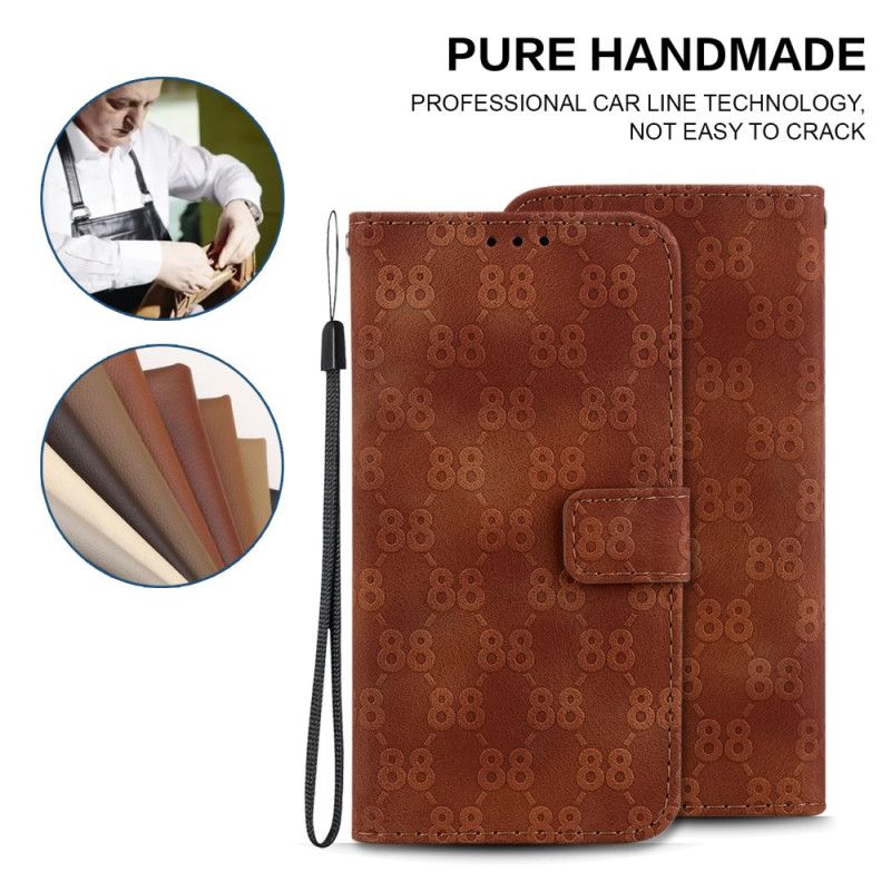 Bescherming Hoesje Realme C55 Design 88 Met Bandje