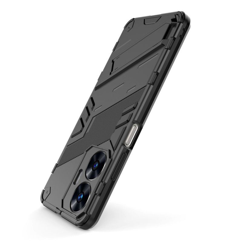 Cover Hoesje Realme C55 Telefoonhoesje Verwijderbare Handsfree Standaard Met Twee Standen