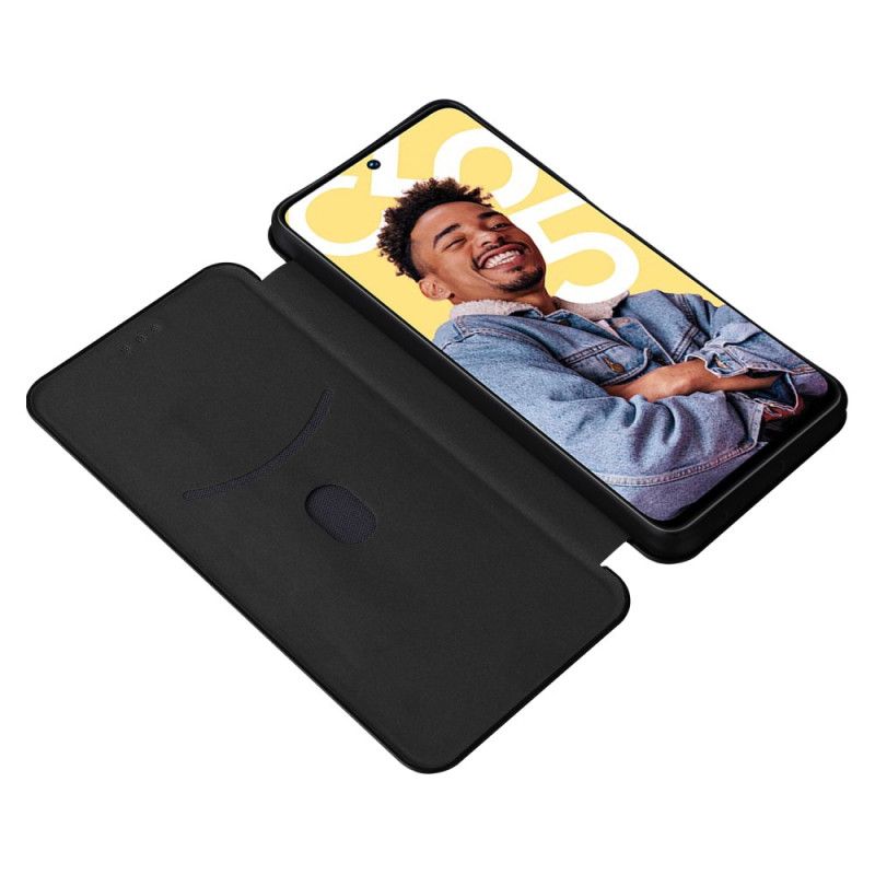 Folio-hoesje Realme C55 Carbon Vezel