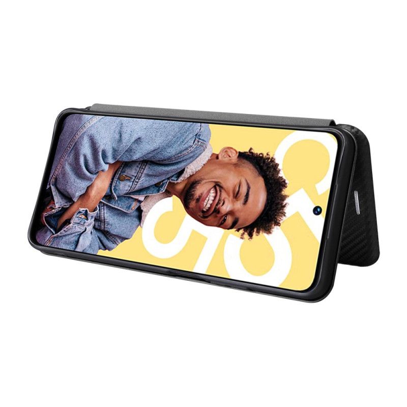Folio-hoesje Realme C55 Carbon Vezel