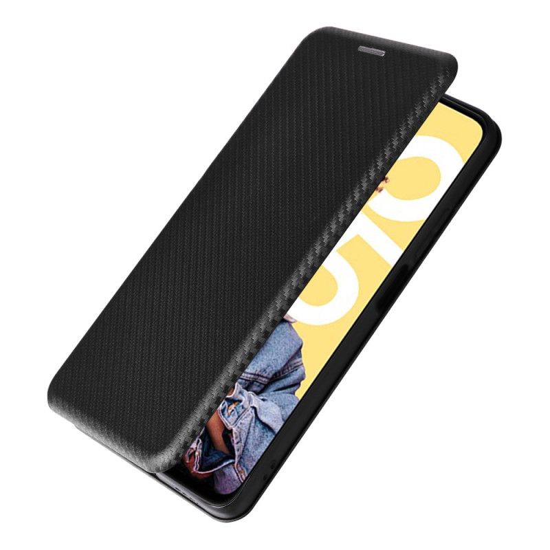 Folio-hoesje Realme C55 Carbon Vezel