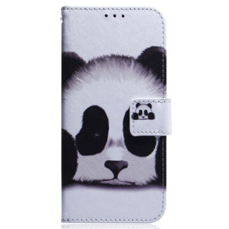 Folio-hoesje Realme C55 Telefoonhoesje Panda